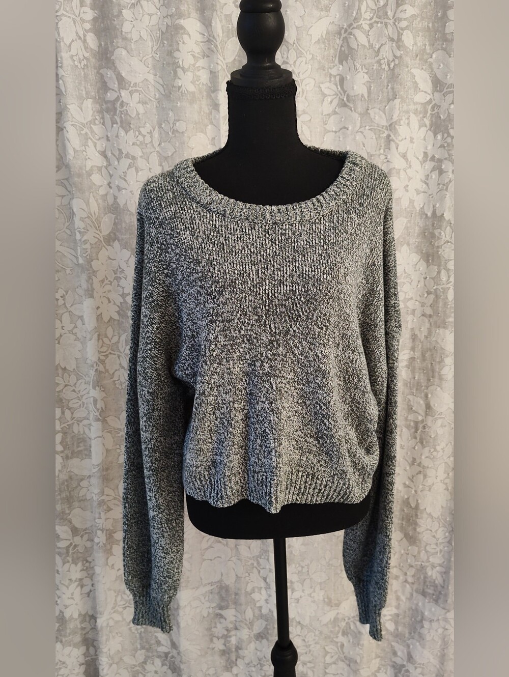 NWT LA Hearts Brand Mica Ribbed Sweater XL Green Junior Size